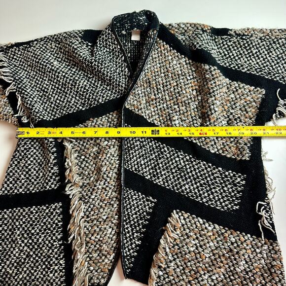 Chico's Women's Small (Vanity 0) Kinsley 3/4 Sleeve Open Boho Cardigan Sweater - Picture 12 of 13